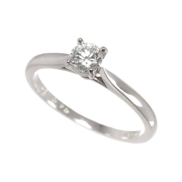Cartier Diamond 0.25ct E/VS1 Ring Pt Size48 4.5(US) 90271634 - Picture 1 of 12